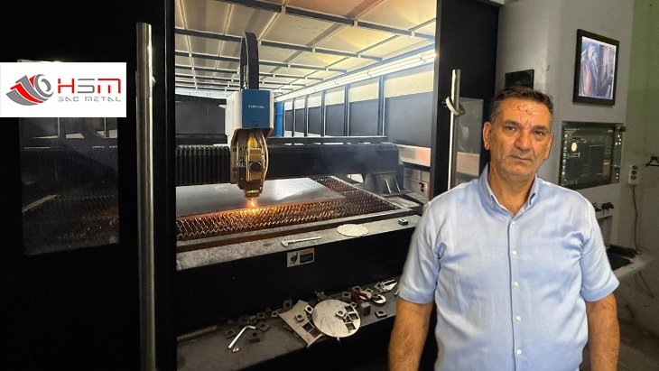 HSM Saç Metal’den 20 Kw Lazer CNC Kesim Makinesi yatırımı