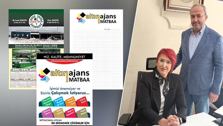 Matbaacılıkta çeyrek asırlık tecrübe: Altın Ajans Matbaa