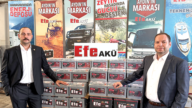 Aydın’ın tek akü üreticisi; EFE AKÜ